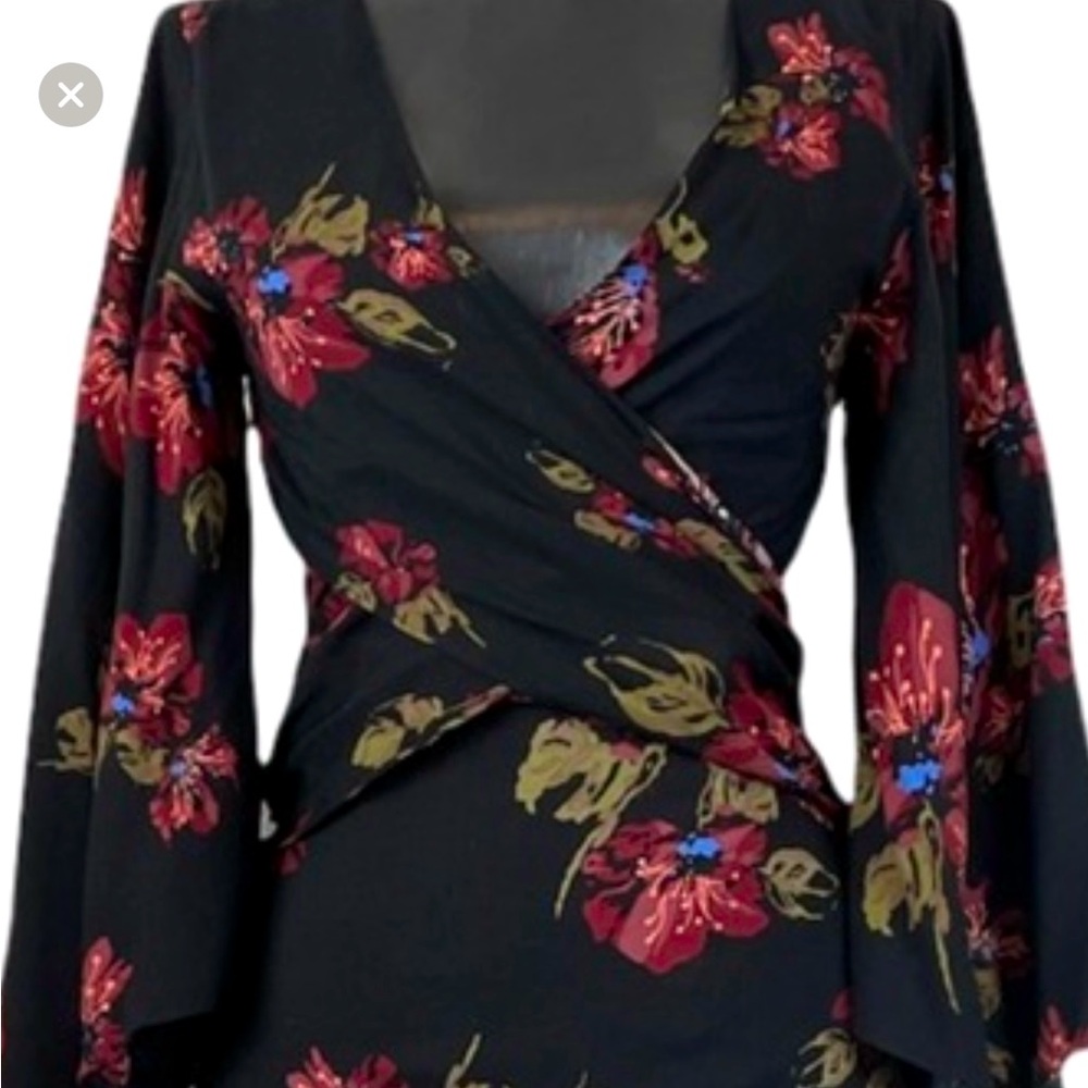 Free People Floral high low dress M